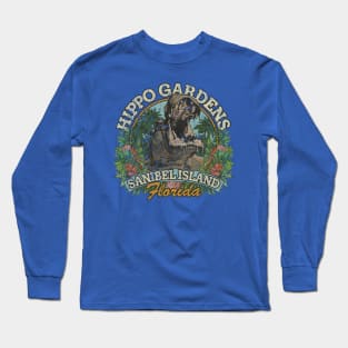 Sanibel Island Hippo Gardens 1963 Long Sleeve T-Shirt